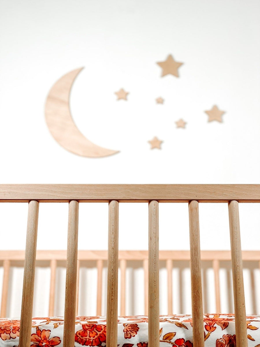 Moon and stars sale nursery wall decor