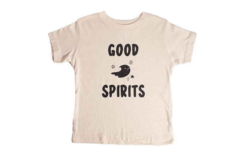 Load image into Gallery viewer, Good Spirits Halloween Tee - Natural
