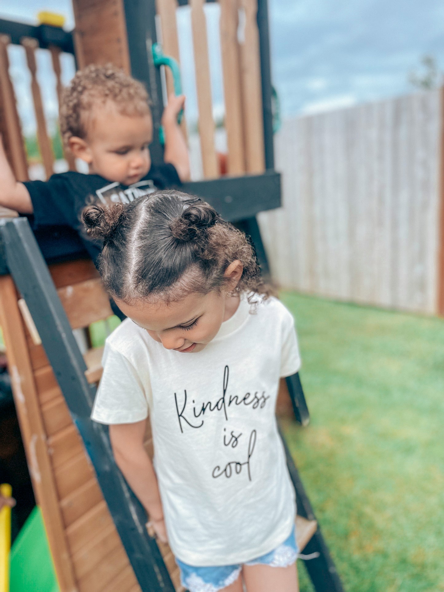 Kindness Is Cool Tee - Natural