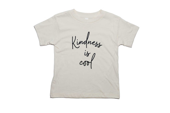 Kindness Is Cool Tee - Natural