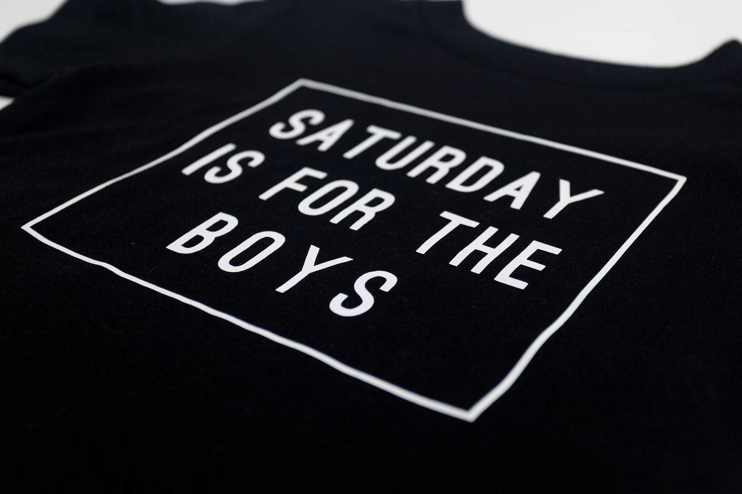 Load image into Gallery viewer, Saturday Is For The Boys Tee - Black
