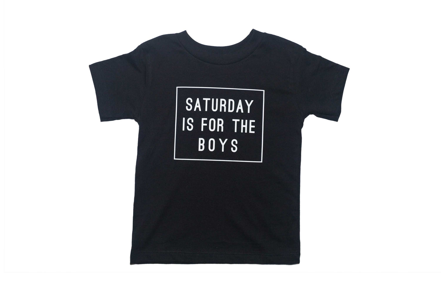Saturday Is For The Boys Tee - Natural