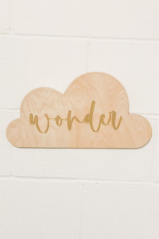 Wonder Acrylic Cloud | Nursery Wall Decor