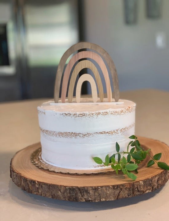Load image into Gallery viewer, Rainbow Cake Topper
