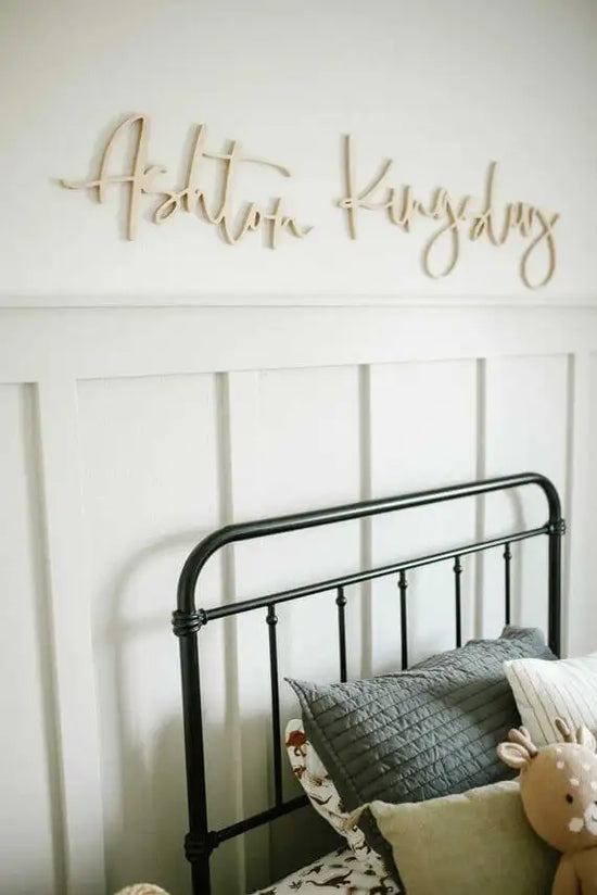 Oversized Nursery Name Sign Cut Out