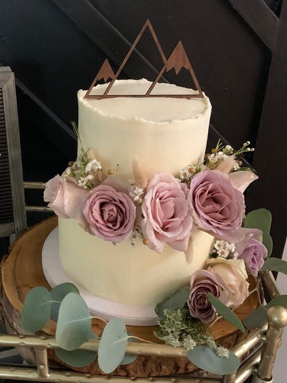 Load image into Gallery viewer, Mountain Cake Topper
