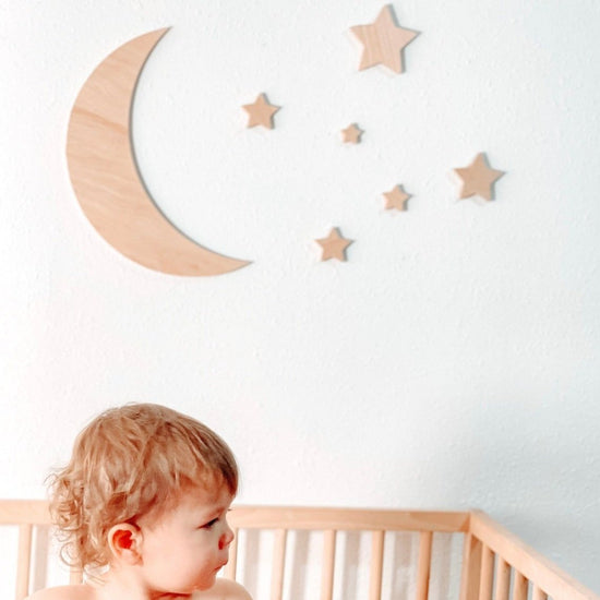 Moon & Stars | Nursery Wall Decor