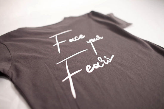 Face Your Fears Tee - Gray